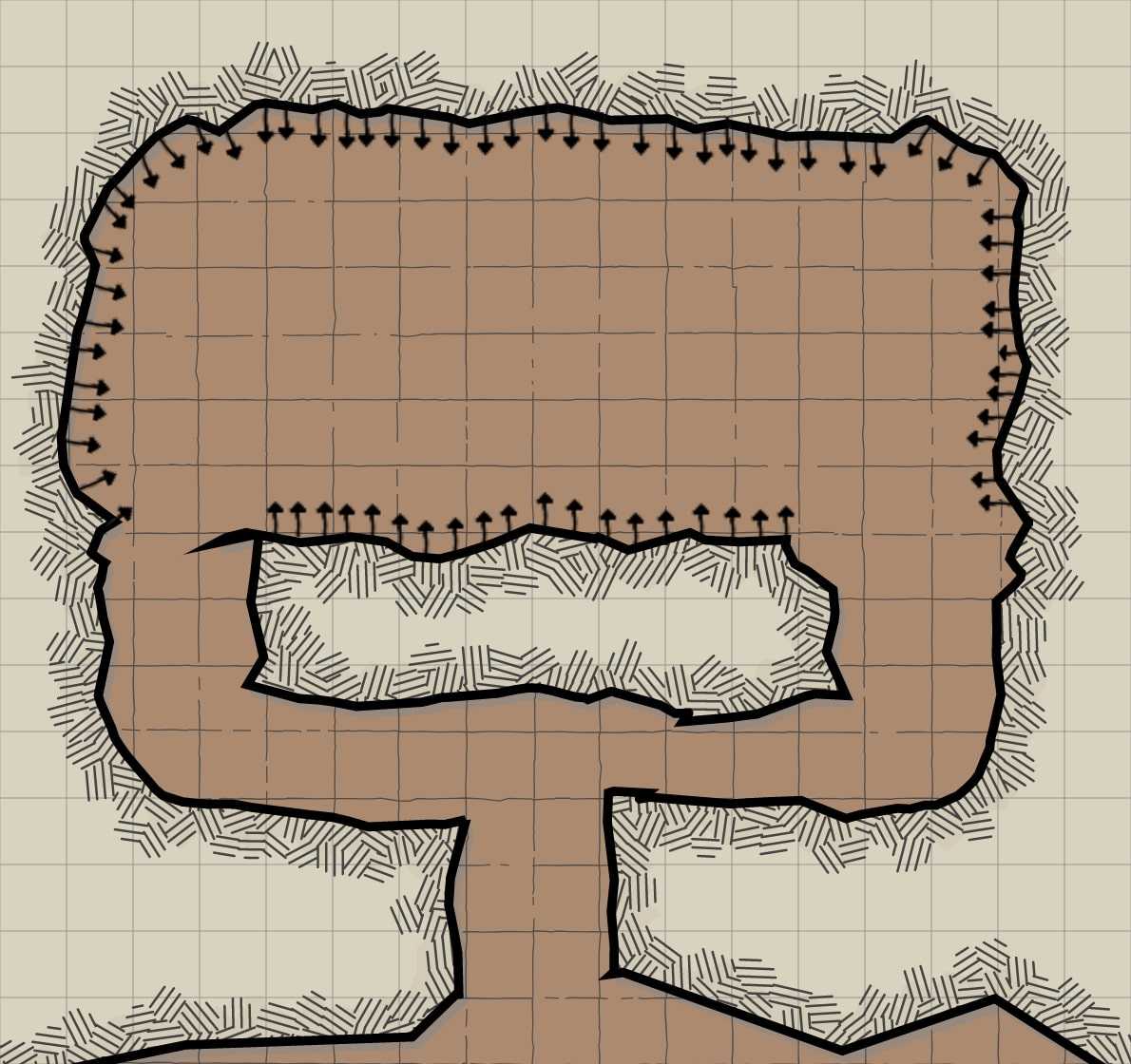 Карта создана в программе Dungeon Scrawl