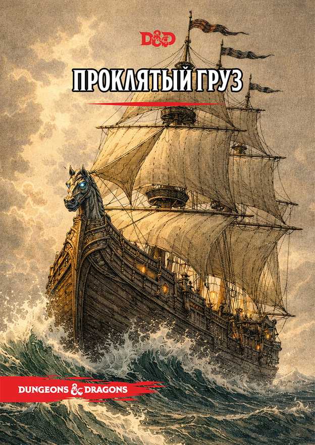 Проклятый груз — обложка приключения