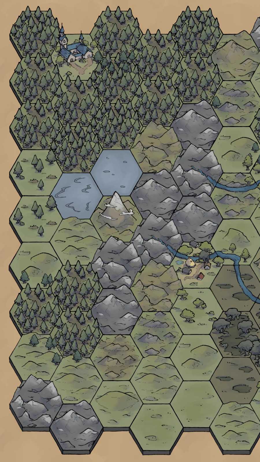 Как быть с перемещением внутри гекса? — Наглядные и Абстрактные гексы